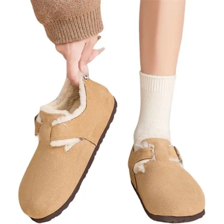 Qiao Anju Home Slippers Brown, Apricot-7