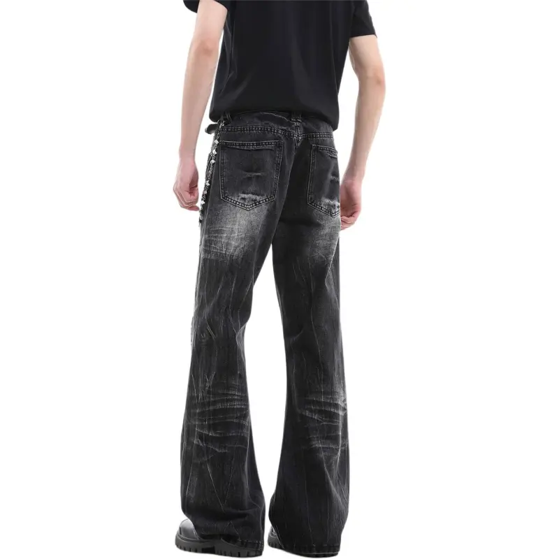 FASTFISH Jeans Unisex Black-1