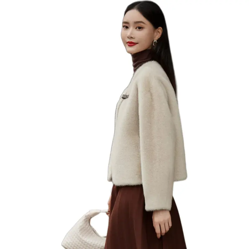 Hang Yi Court Velvet feel Coat Women's-3