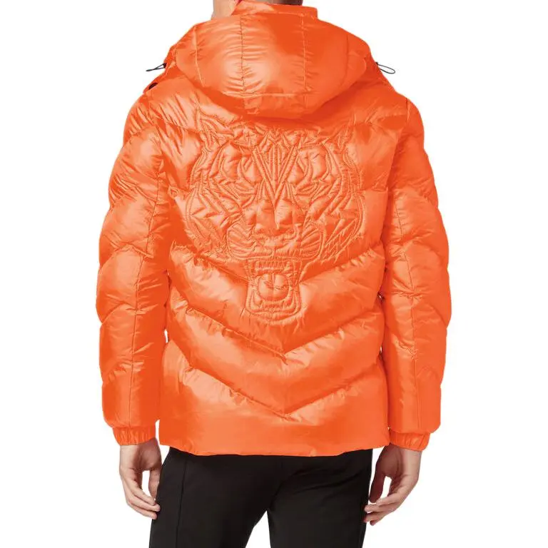PLEIN SPORT Logo patch Puffer Jacket-3