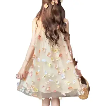 Flowers In Water Slip Dress Women's Multicolor