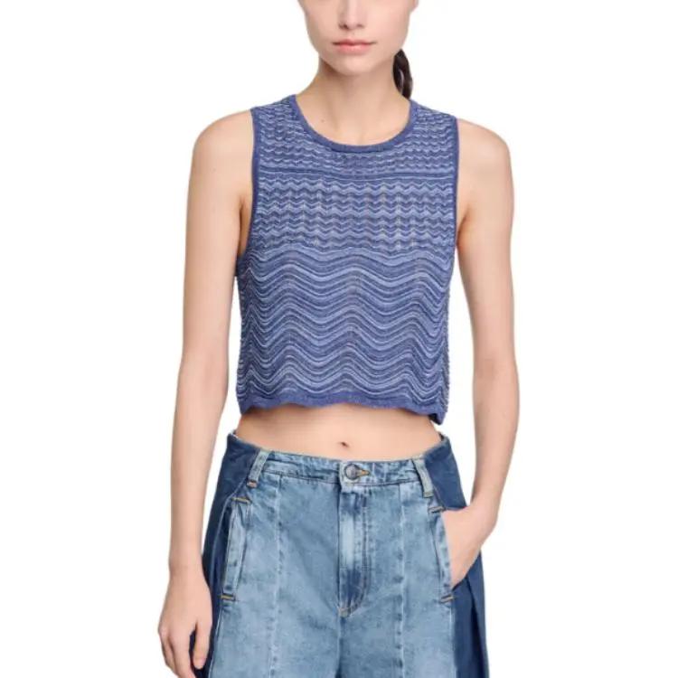 Sandro Glitter knit Top-1