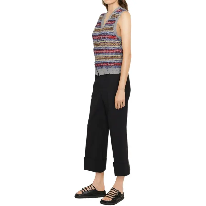 DSQUARED2 Cropped Flare Trousers-5