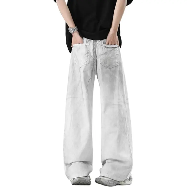 ADOONGA Jeans Unisex White-1