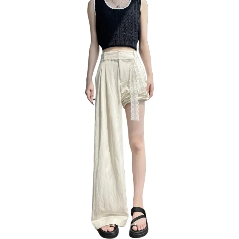Flowers In Water Casual Pants Women's-11