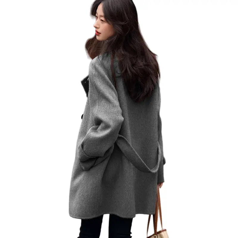 Mo Han Yi Mei Coat Women's Classic Gray-3