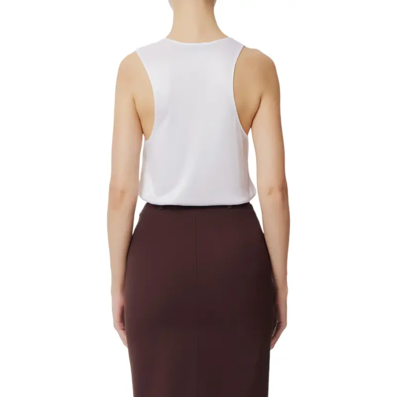 Elisabetta Franchi Shiny Jersey Tank Top-1
