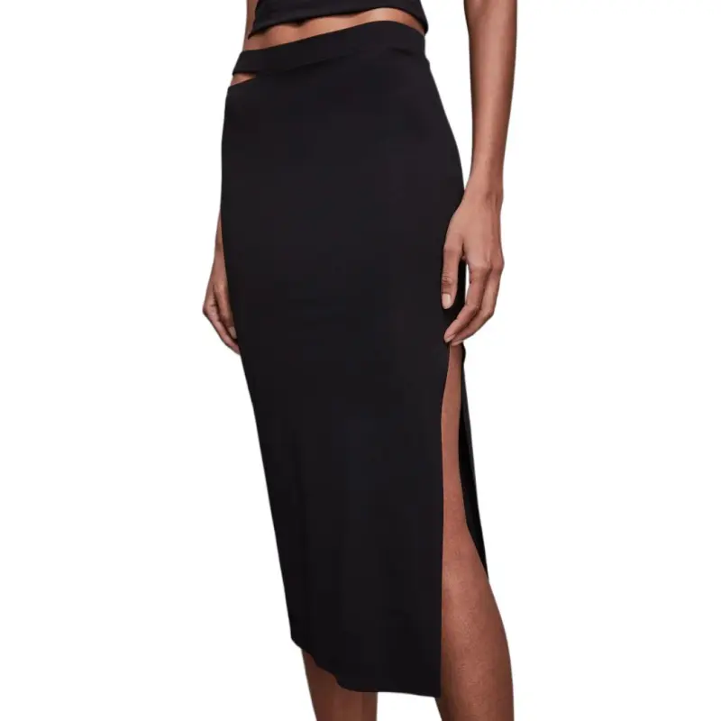 Patrizia Pepe Jersey Midi Skirt-4