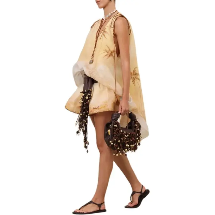 Zimmermann Balance Plunge Mini Dress-4
