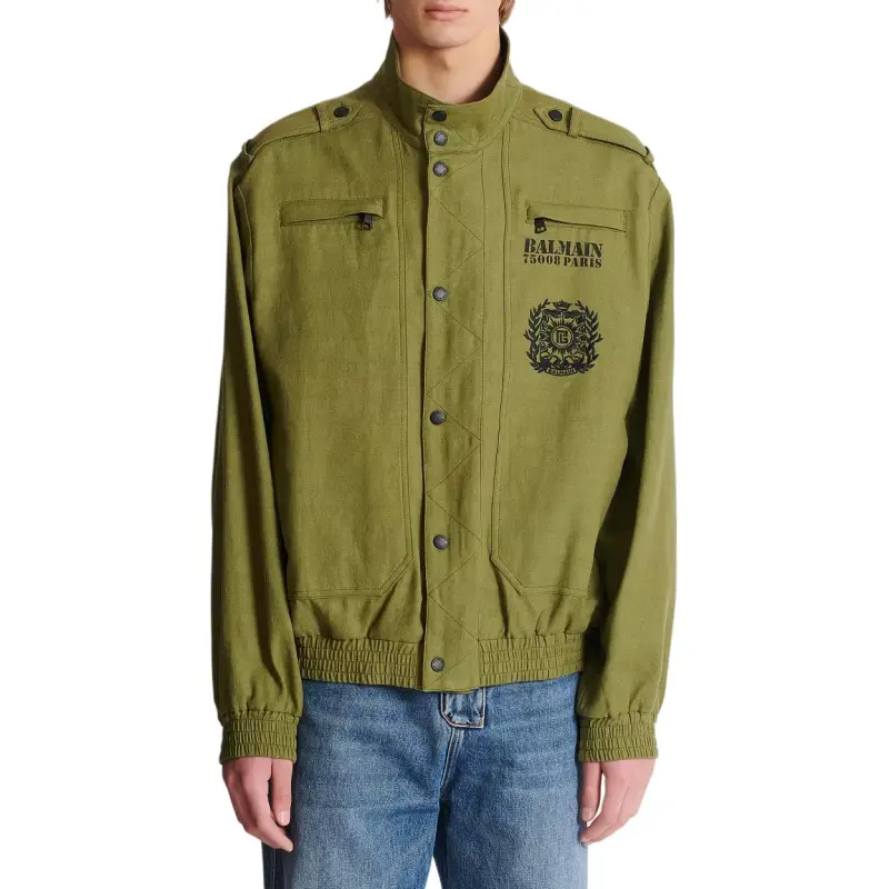 BALMAIN Logo print Jacket-2
