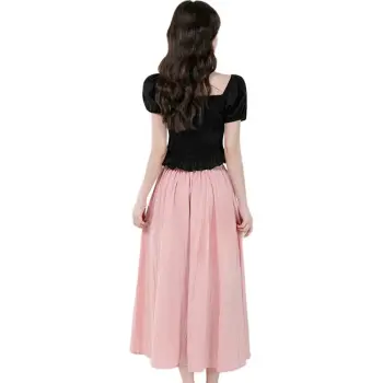 ETSE Two Piece Skirt Sets Women's Image Color