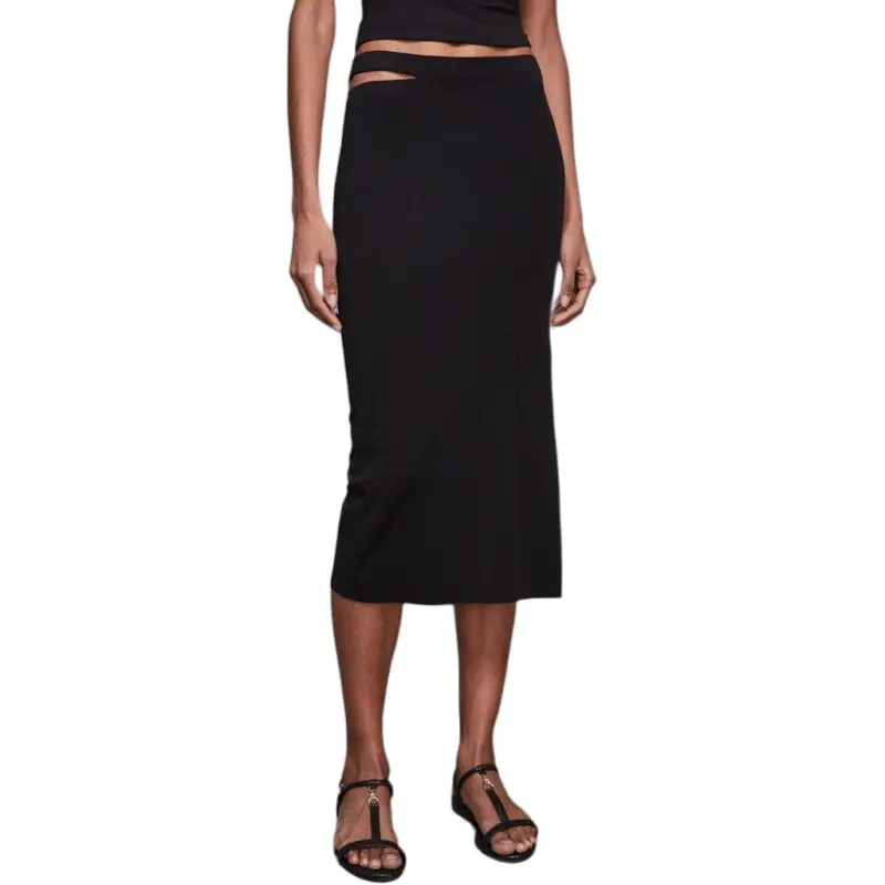 Patrizia Pepe Jersey Midi Skirt-3