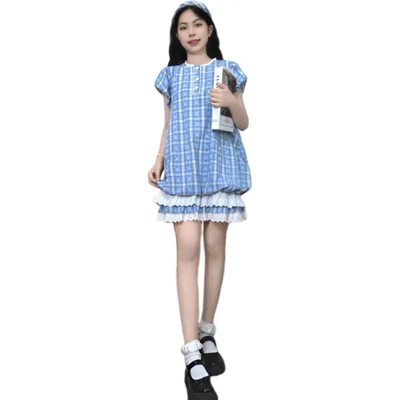 Mu Xiao Xin Short Sleeved Dress Women's-1