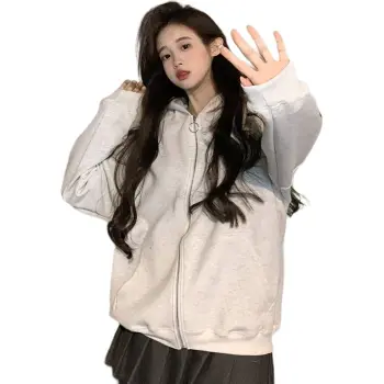 Mu Xiao Xin Sweatshirt Unisex White Gray