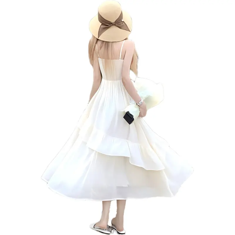Flowers In Water Skirt Set Women's-2