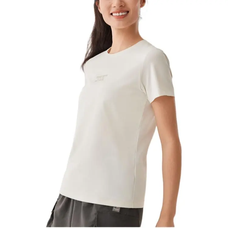 Skechers GO DRI T-Shirt Women's Marshmallow White-2