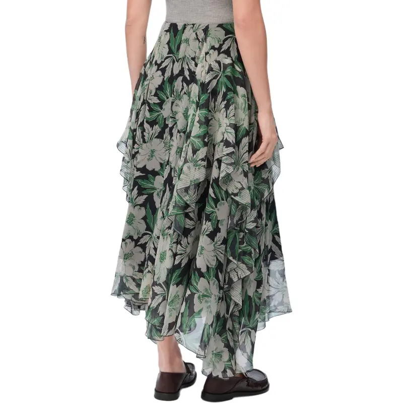 LOEWE SS25 Casual Long Skirt Women's Green-2