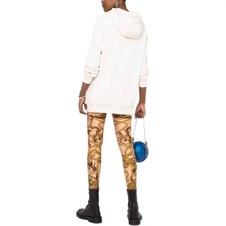PHILIPP PLEIN Necklace-embellished Hoodie Dress-3