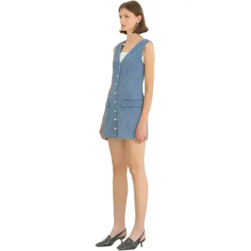 ELLIATTCOLLECTIVE Sleeveless Dress Women's Sky Blue