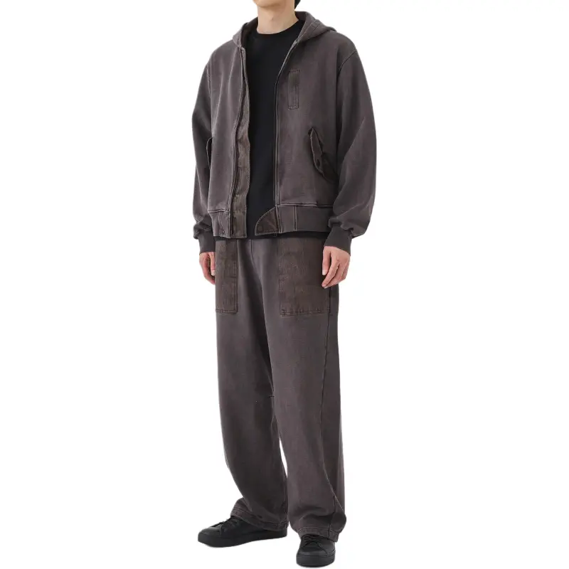 UNITED TOKYO SS25 Knitted Sweatpants Men's Brown-1