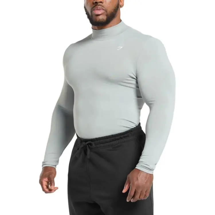 GYMSHARK T Shirt Men's Silver Gray-2