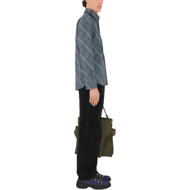 Burberry Checkered Cotton Shirt-3