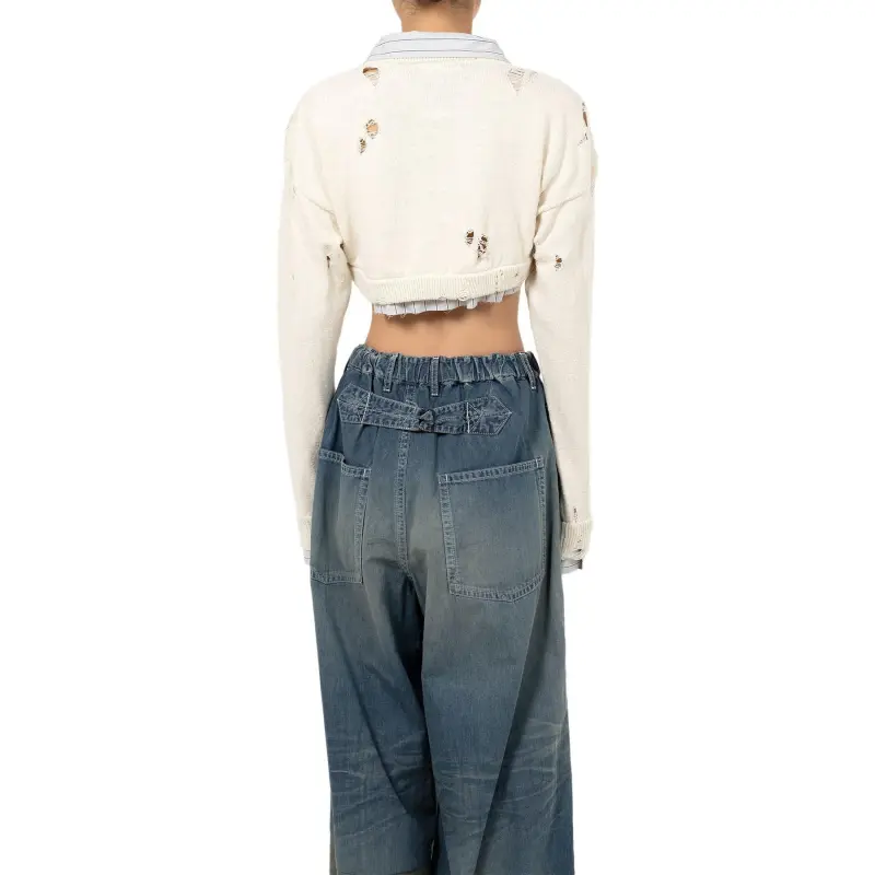 Maison Mihara Yasuhiro Cropped Sweatshirt-3
