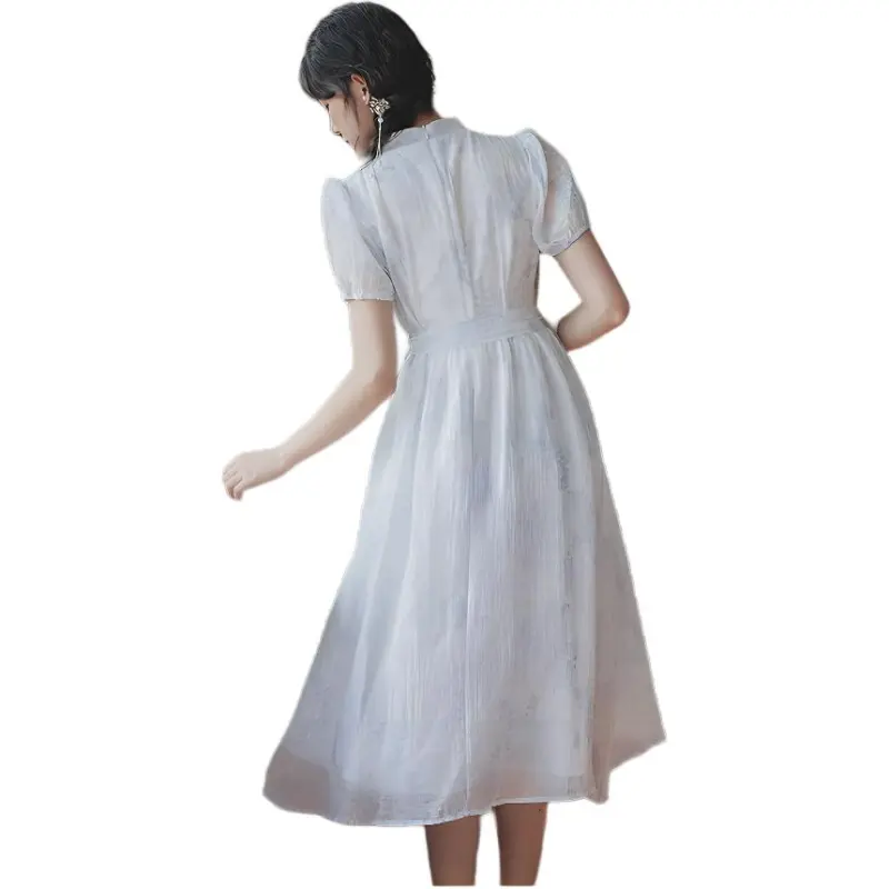 Mu Xiao Xin Short Sleeved Dress Women's-1