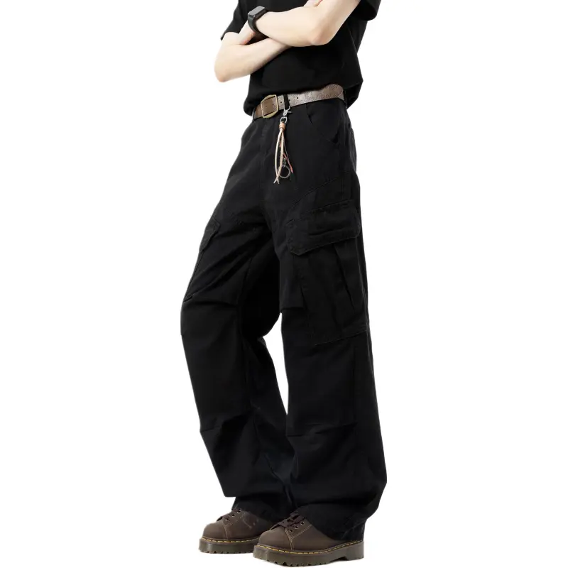 ST&SAT Cargo Pants Unisex Black-1