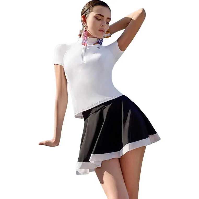 BALNEAIRE Fashion Collection Two Piece Swimsuits Women's Black White-1