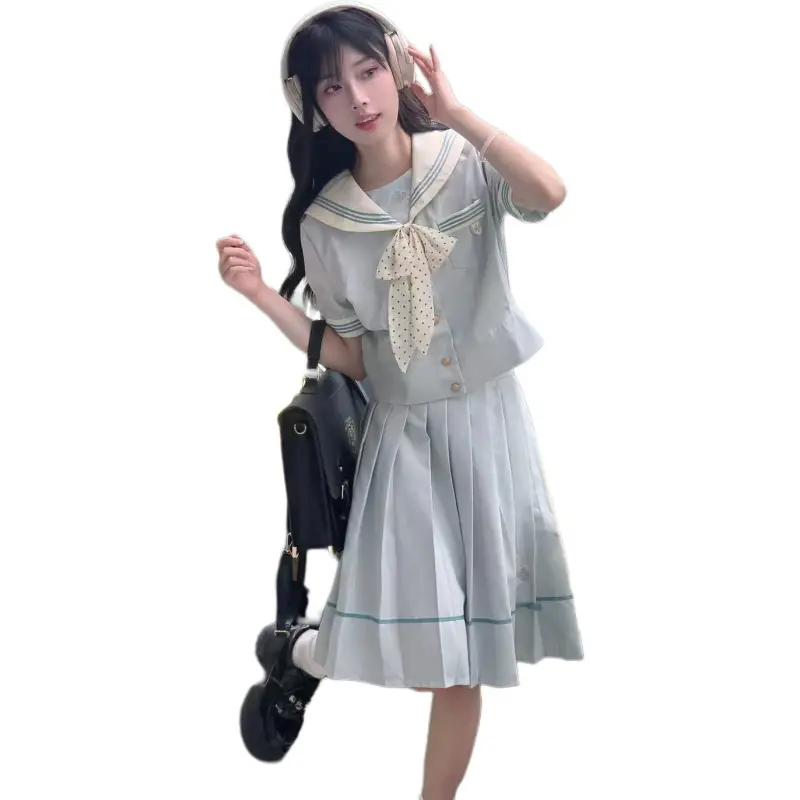 Mu Xiao Xin Two Piece Skirt Sets Women's-2