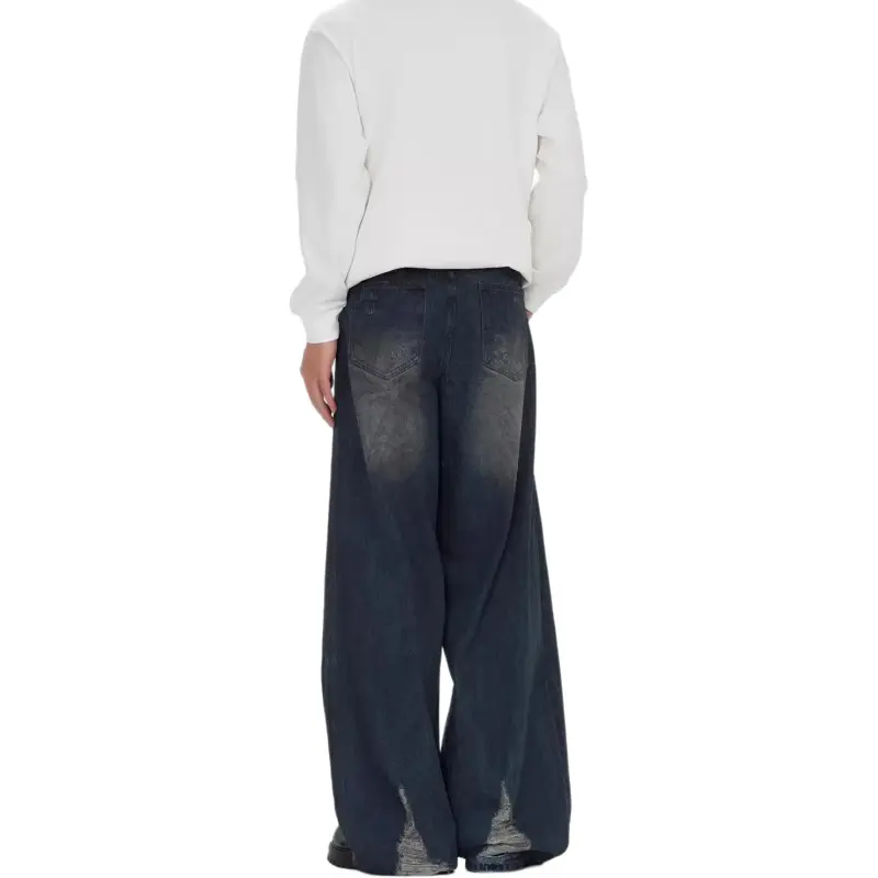 KVIV Jeans Men Vintage Blue -3