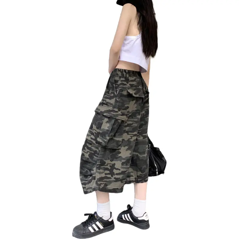Mu Xiao Xin Denim Shorts Women's-1