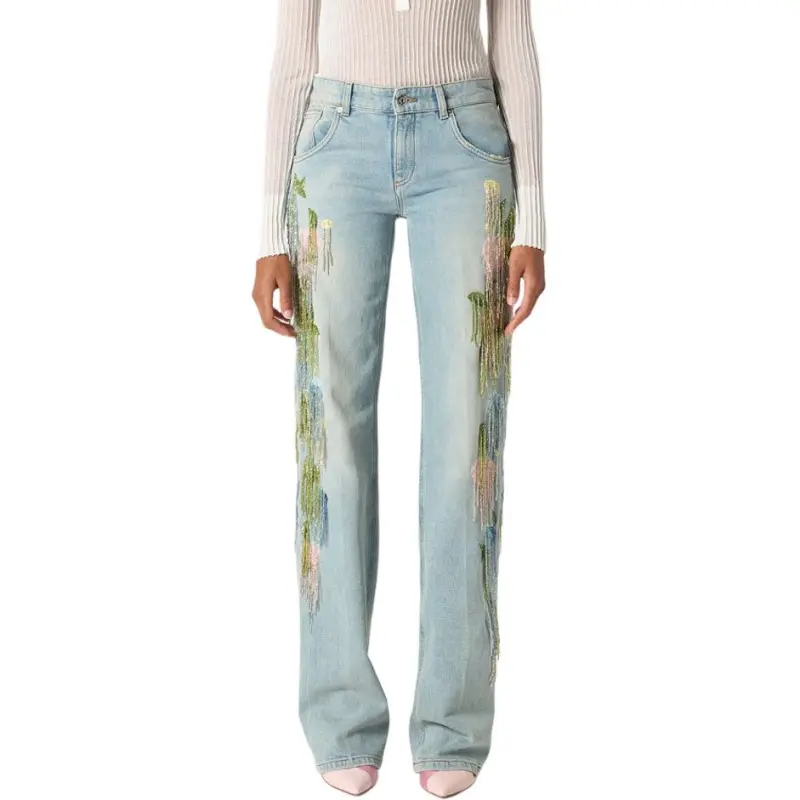 Blumarine Bead tassel Jeans-2