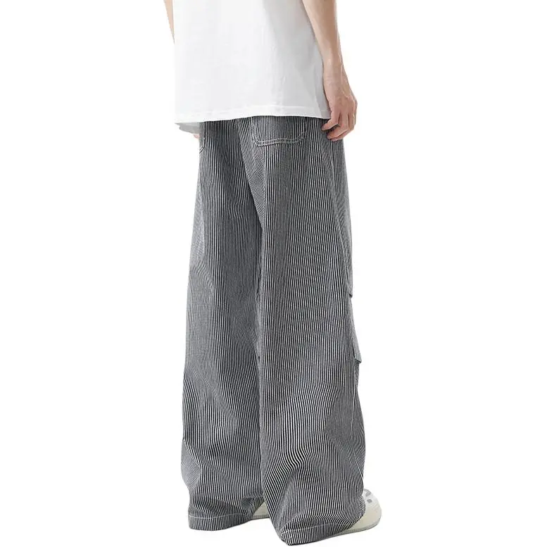 JASONWOOD Casual Pants Unisex Black White-1