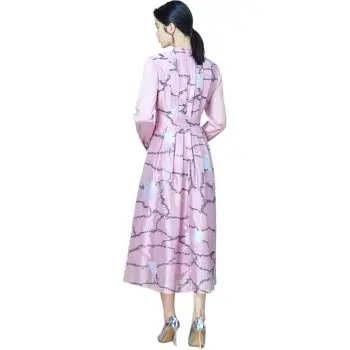 BBLLUUEE Long Sleeved Dress Women's Primrose Pink