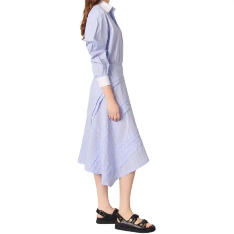 Maje Striped Midi Skirt-3