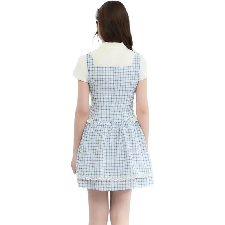 ABCMININ Short Sleeved Dress Women's-1