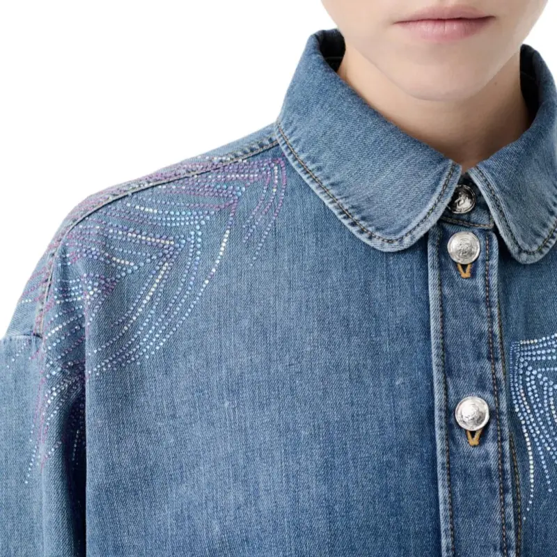 CHANEL Shirts Women's Blue-2