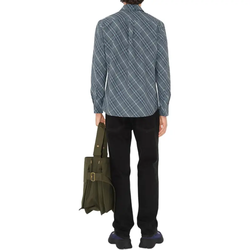 Burberry Checkered Cotton Shirt-2