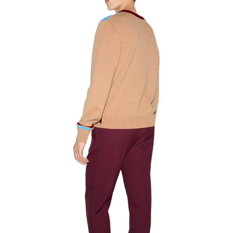 GUCCI SS25 Cashmere Sweater Men's Multicolor-2