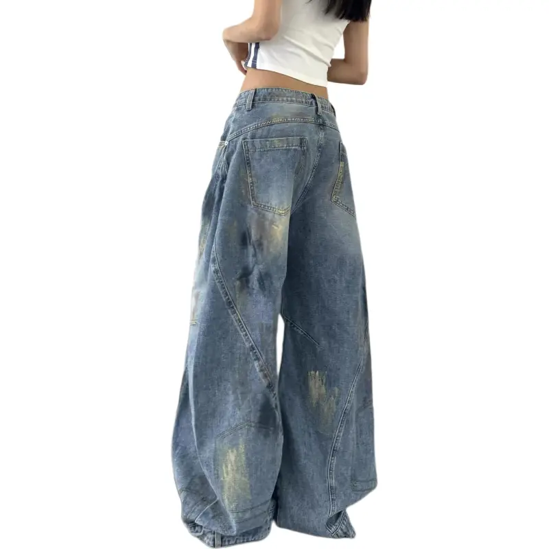 PANDA ADEVIL Jeans Unisex Blue-1
