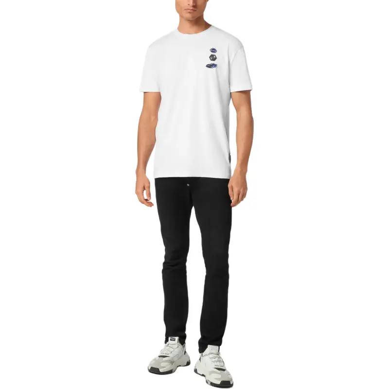 PHILIPP PLEIN Crewneck Ss Cars Racing Jersey T shirt-1