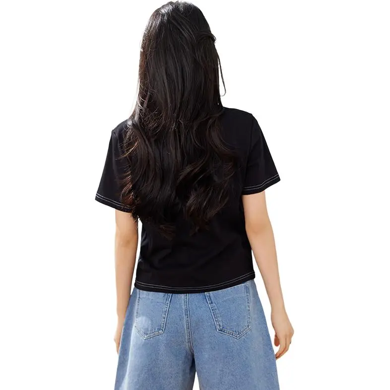 La Chapelle T Shirt Women's Black-3