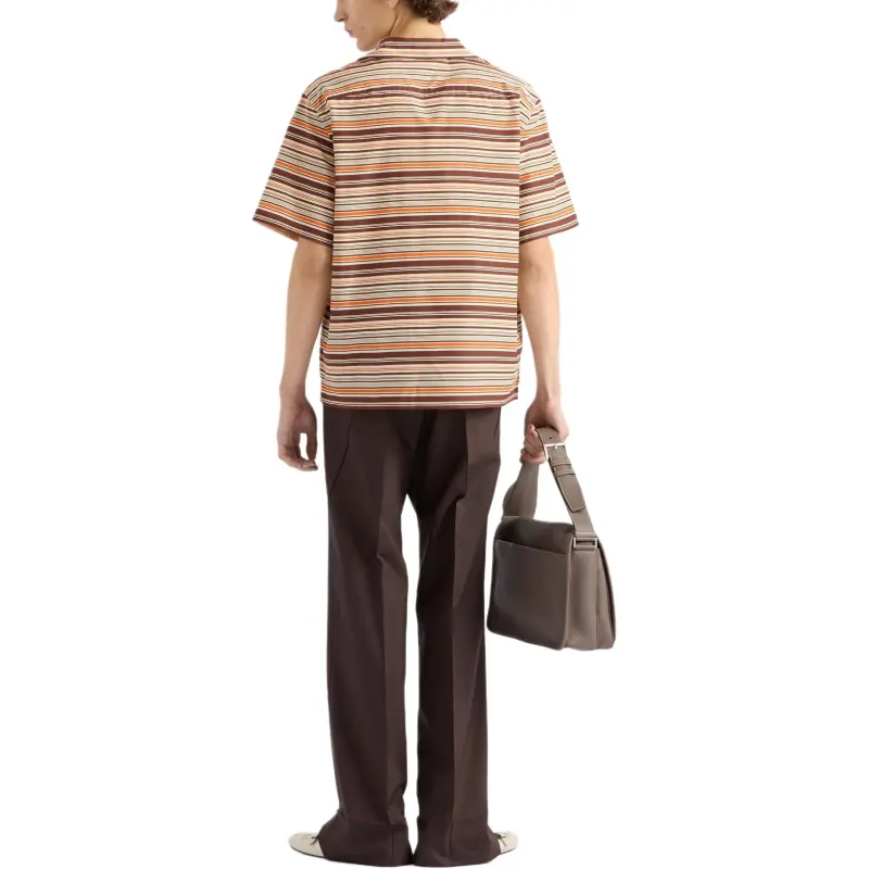 PRADA Striped Bowling Shirt-2