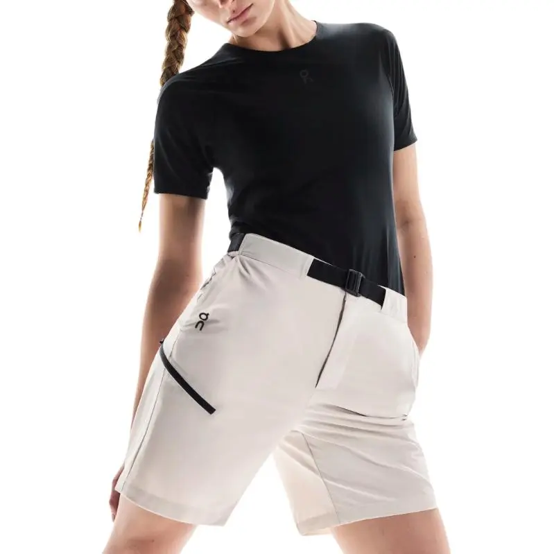 On Trek Casual Shorts Women's Silver-4
