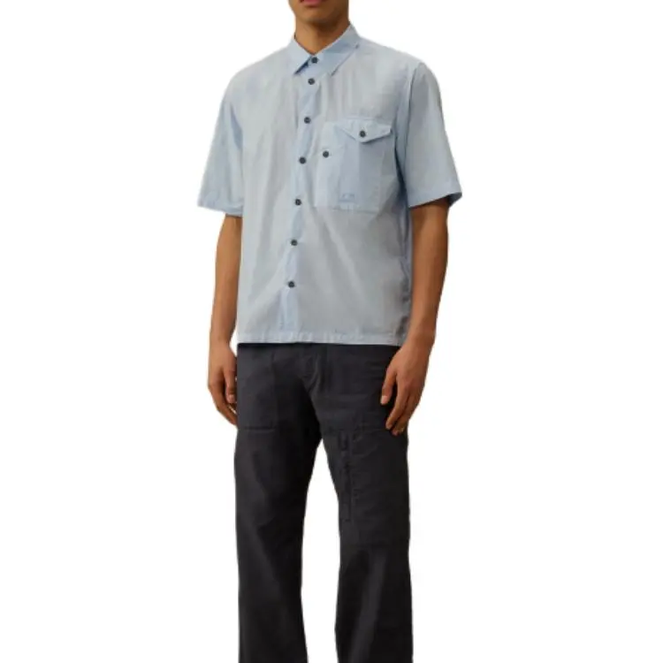 C.P.Company Short Sleeve Poplin Shirt-3