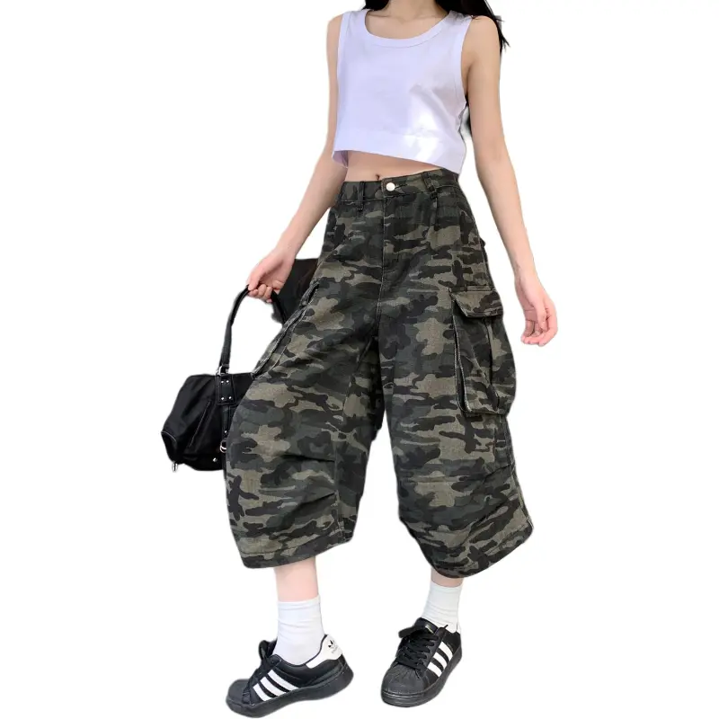 Mu Xiao Xin Denim Shorts Women's-4