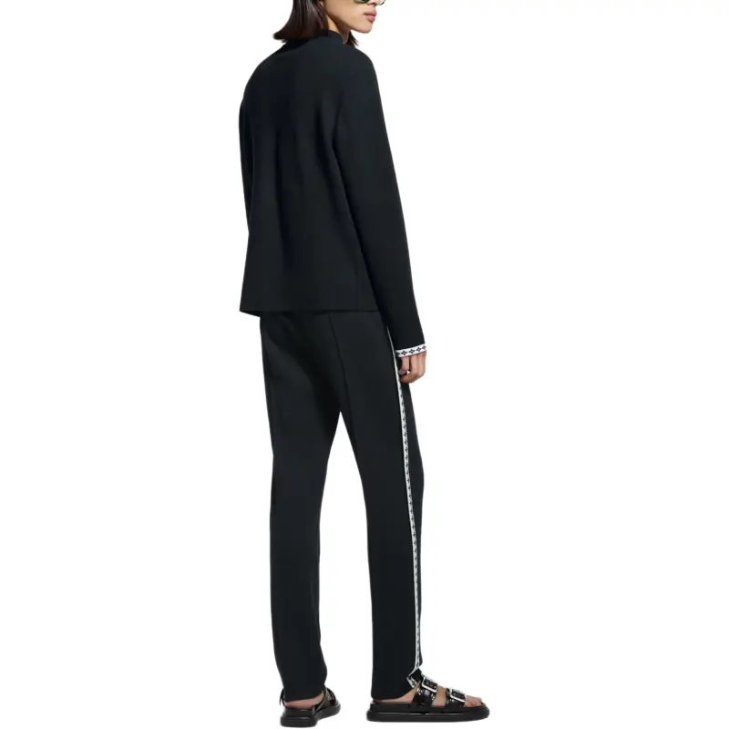 LOUIS VUITTON Preppy Knitted Wool Blazer-2
