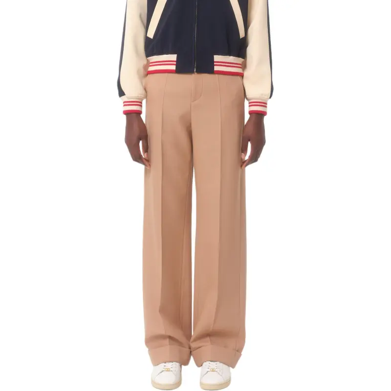 Valentino SS25 Casual Pants Men's Brown-2